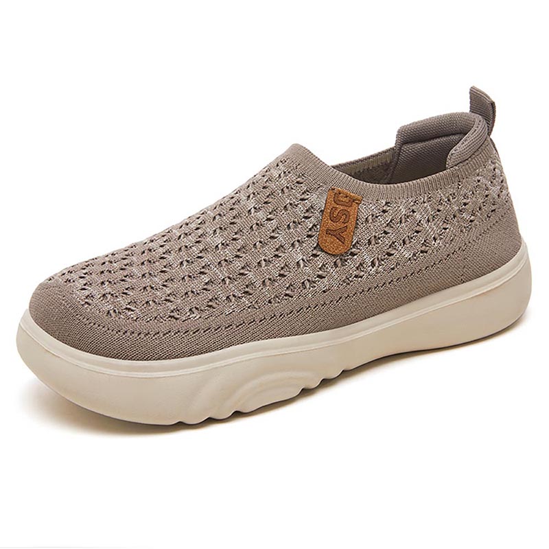 Women’s Breathable Slip-On Platform Sneakers – Casual & Comfortable
