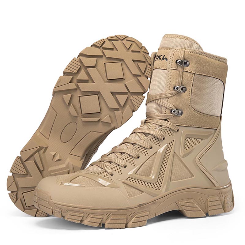 Men’s High-Top Tactical Combat Boots – Durable Outdoor Military Boots