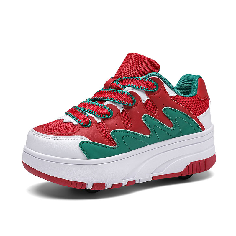 Kids Roller Sneakers with Hidden Wheels – Sport Style Walking & Skating Shoes