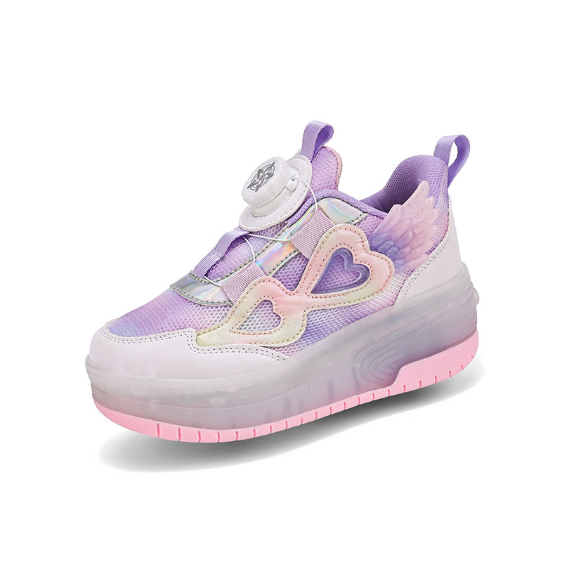 LED Roller Sneakers with Hidden Wheels – Light-Up Walking & Skating Shoes