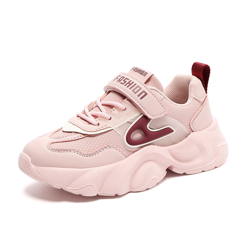 Girls Casual Sport Sneakers – Chunky Sole Everyday Shoes for Kids