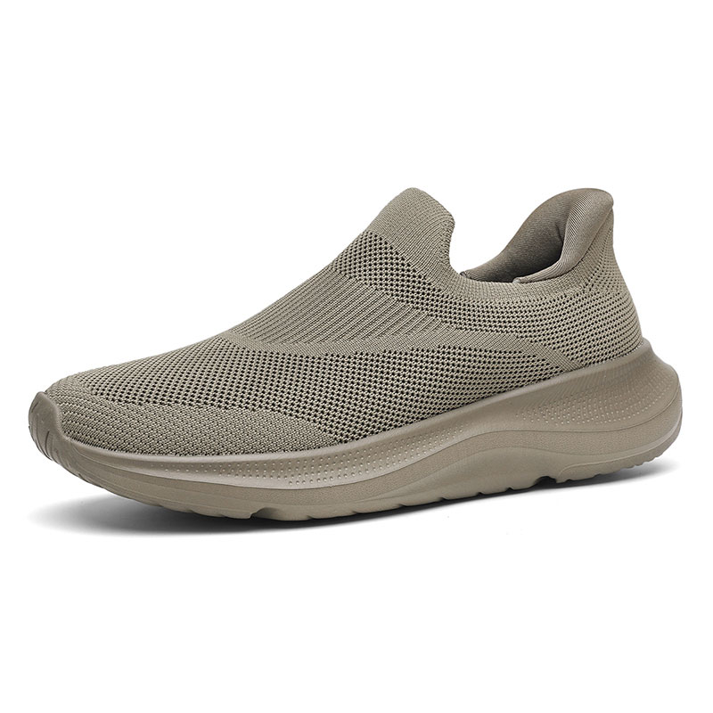 Comfort Knit Slip-On Walking Shoes – Lightweight Cushioning for All-Day Support