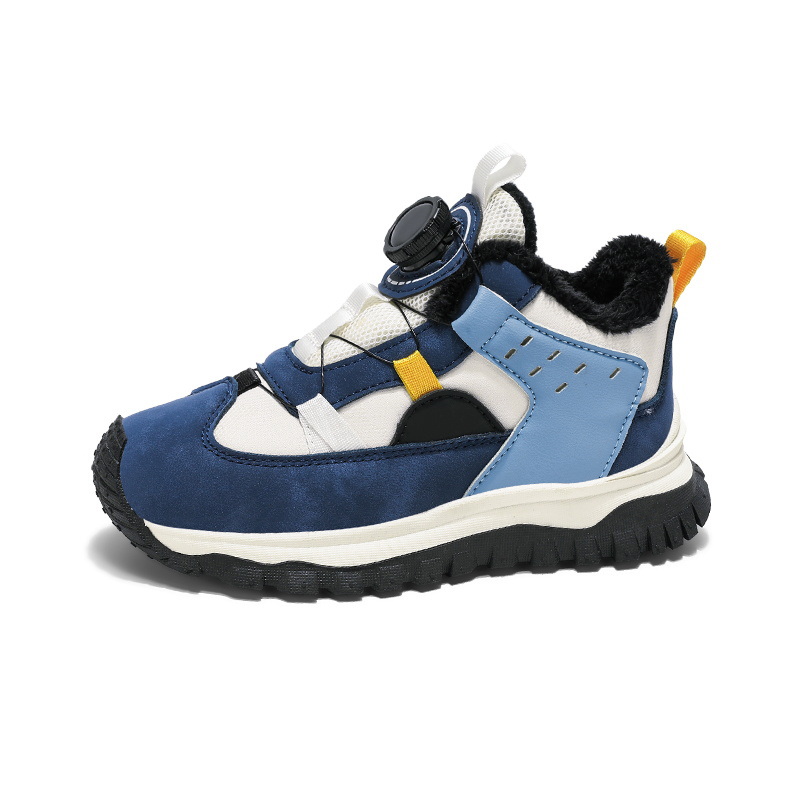 Kids Winter Sport Sneakers – Dial Closure, Warm Lining & Anti-Slip Sole