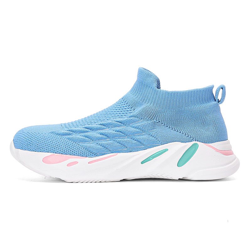 Kids Slip-On Knit Sneakers – Lightweight, Breathable & Sock-Like Comfort