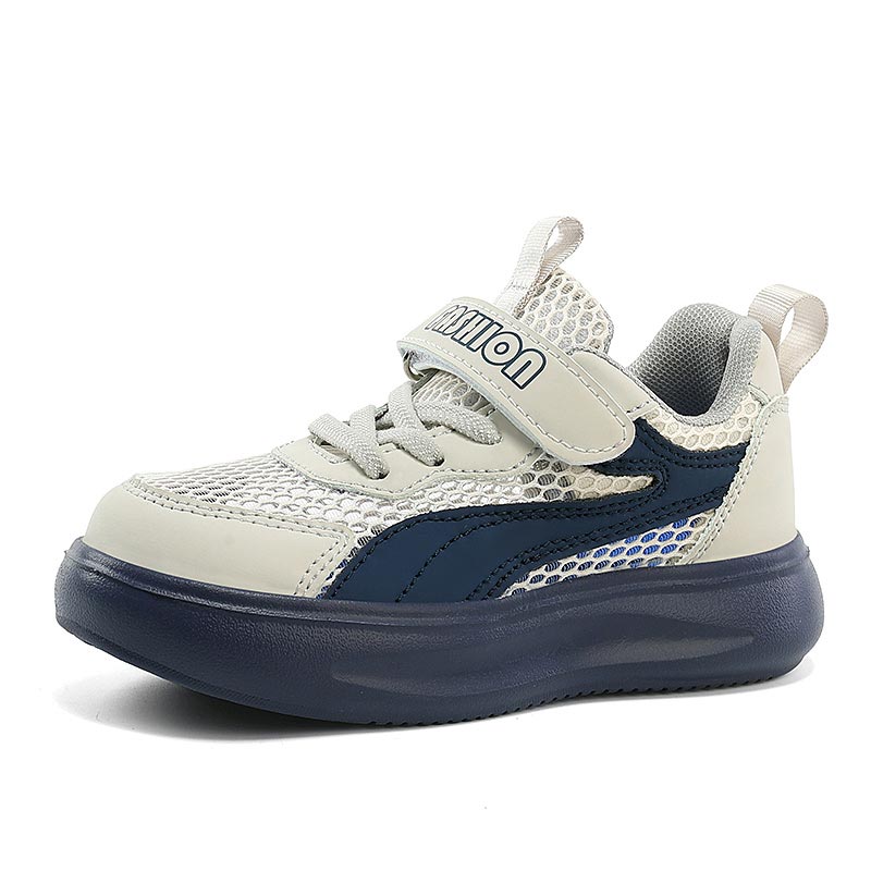 Kids Lightweight Breathable Sport Sneakers – Mesh Upper, Flexible Sole, Easy Hook & Loop Closure