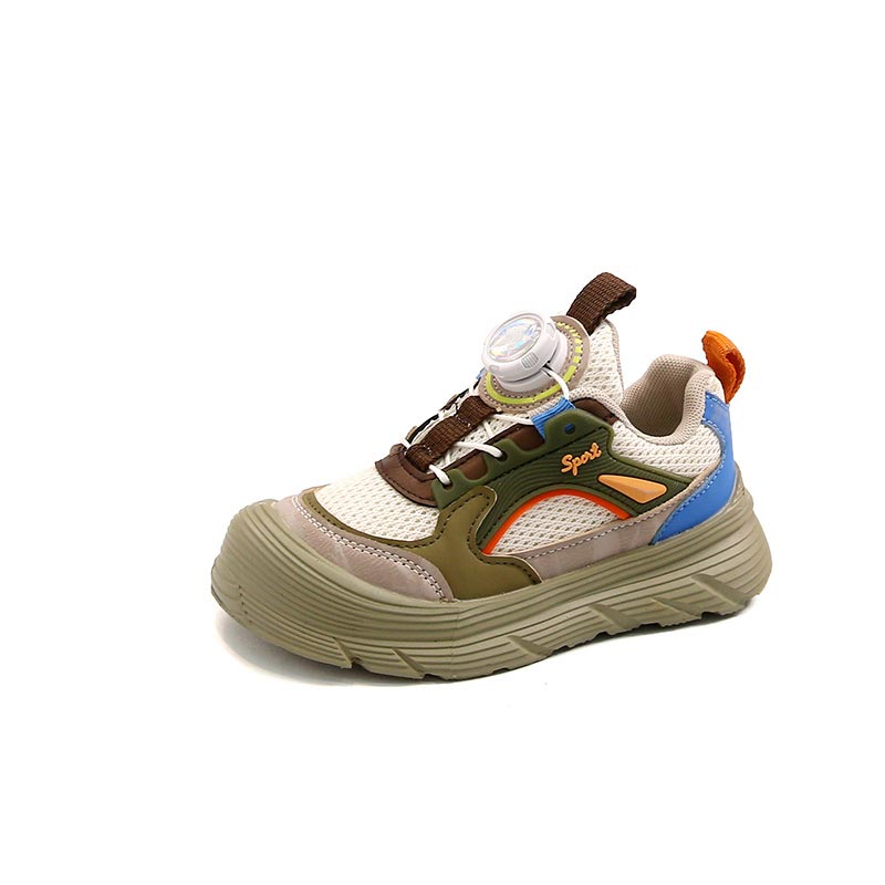 Kids Casual Sneakers with Dial Closure – Easy On & Off, Cushioned Sole, Breathable Daily Shoes